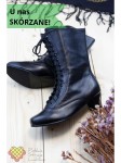 Buty damskie ludowe - na szerszą łydkę