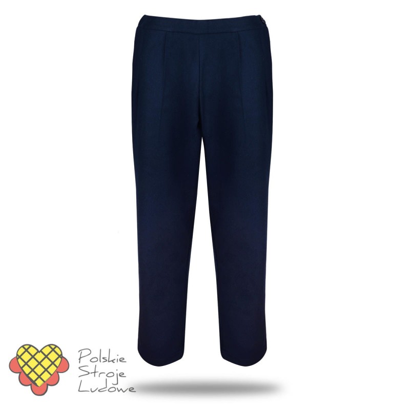 Spodnie z sukna granatowe