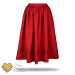 Spódnica ludowa gładka – dostępne kolory